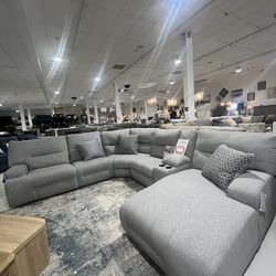 🩶PWR reclining sectional w/ chaise🩶