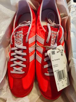 adidas Womens Sl 72 Og Lace Up Sneakers Shoes Casual - Red - Size 7 M