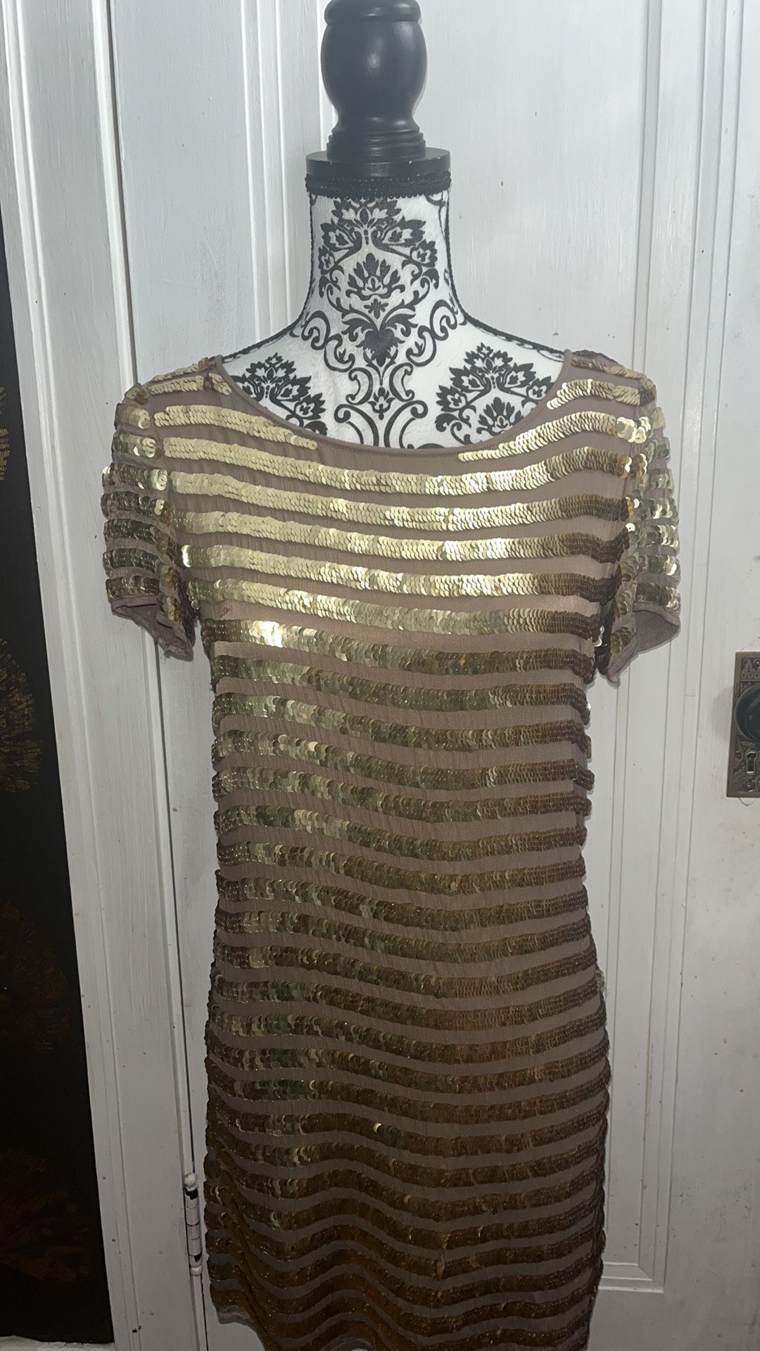 French Connection Gold Dress