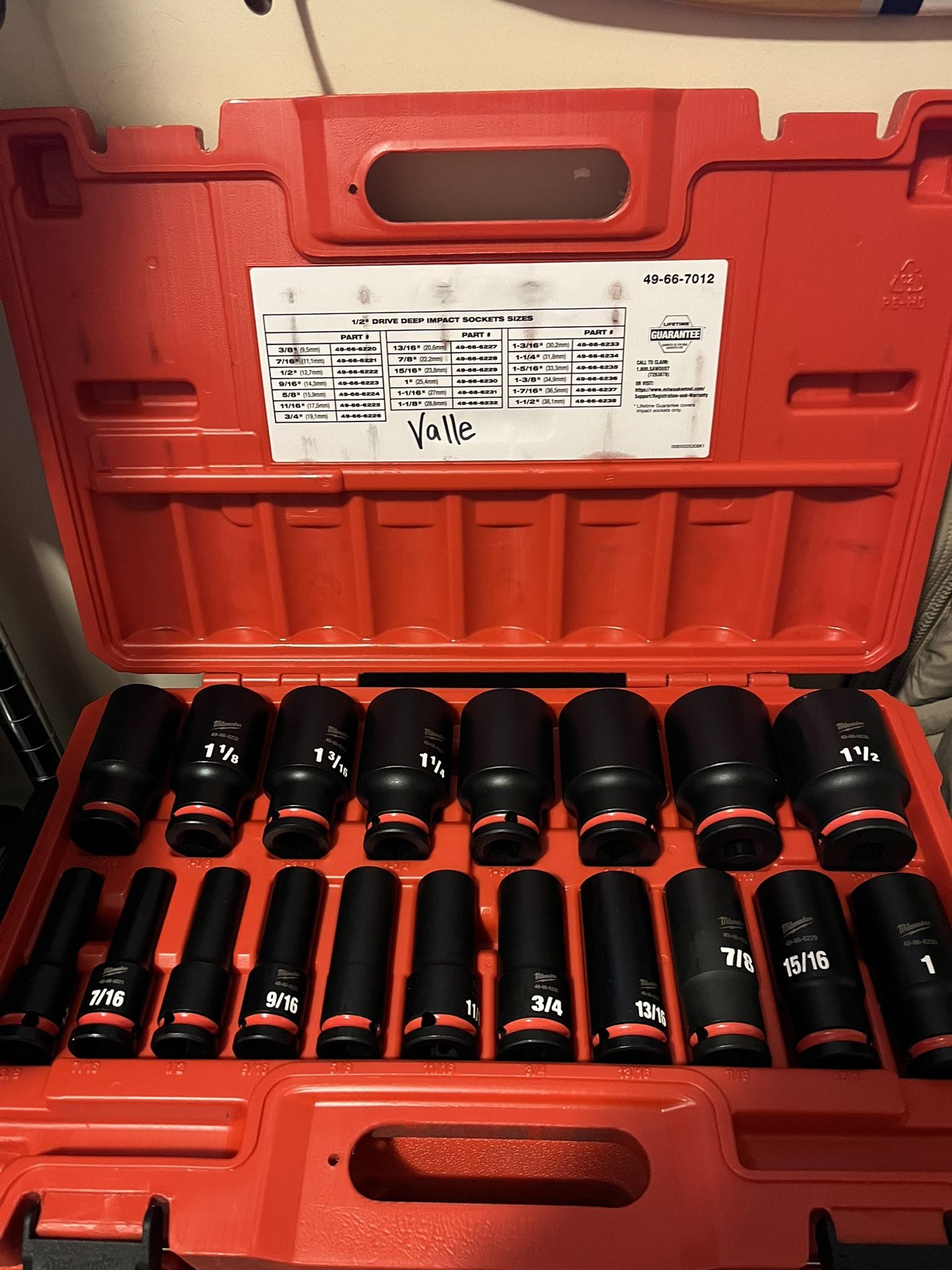 Milwaukee Impact Socket Set 19 Pieces