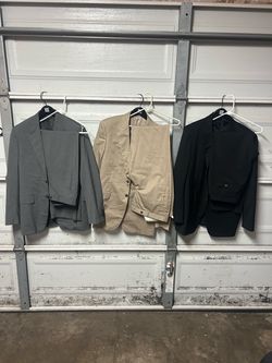 Prada Men's Suit Jackets and Pants Bundle