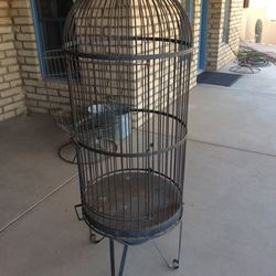 Wrought Iron Large Bird Cage