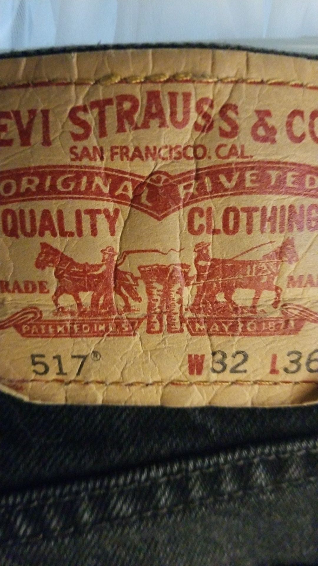 Levis 517. Used. $5