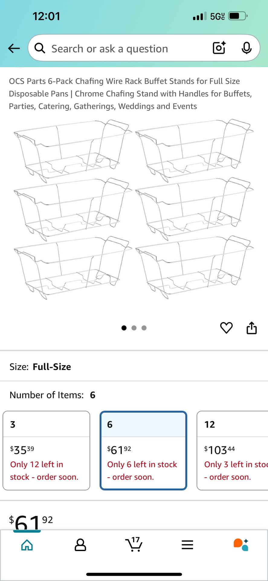 Chafing Rack