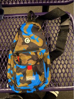 Cookies Smell-Proof Crossbody Bag * Blue Camo*