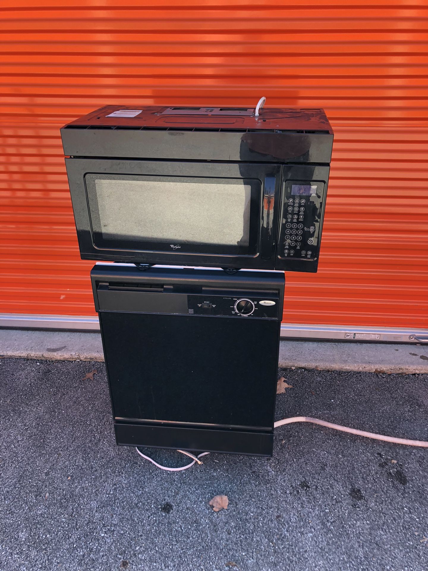 Dishwasher &over Range Microwave 