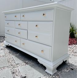 Solid wood dresser