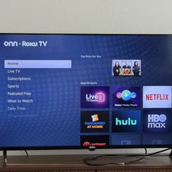 43 in onn Roku Tv