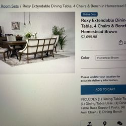 Extendable Dining Table