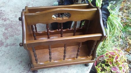 Antique Magazine Rack