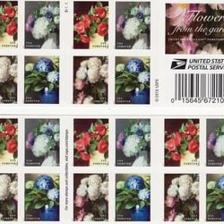 FLOWERS FROM THE GARDEN FOREVER STAMPS