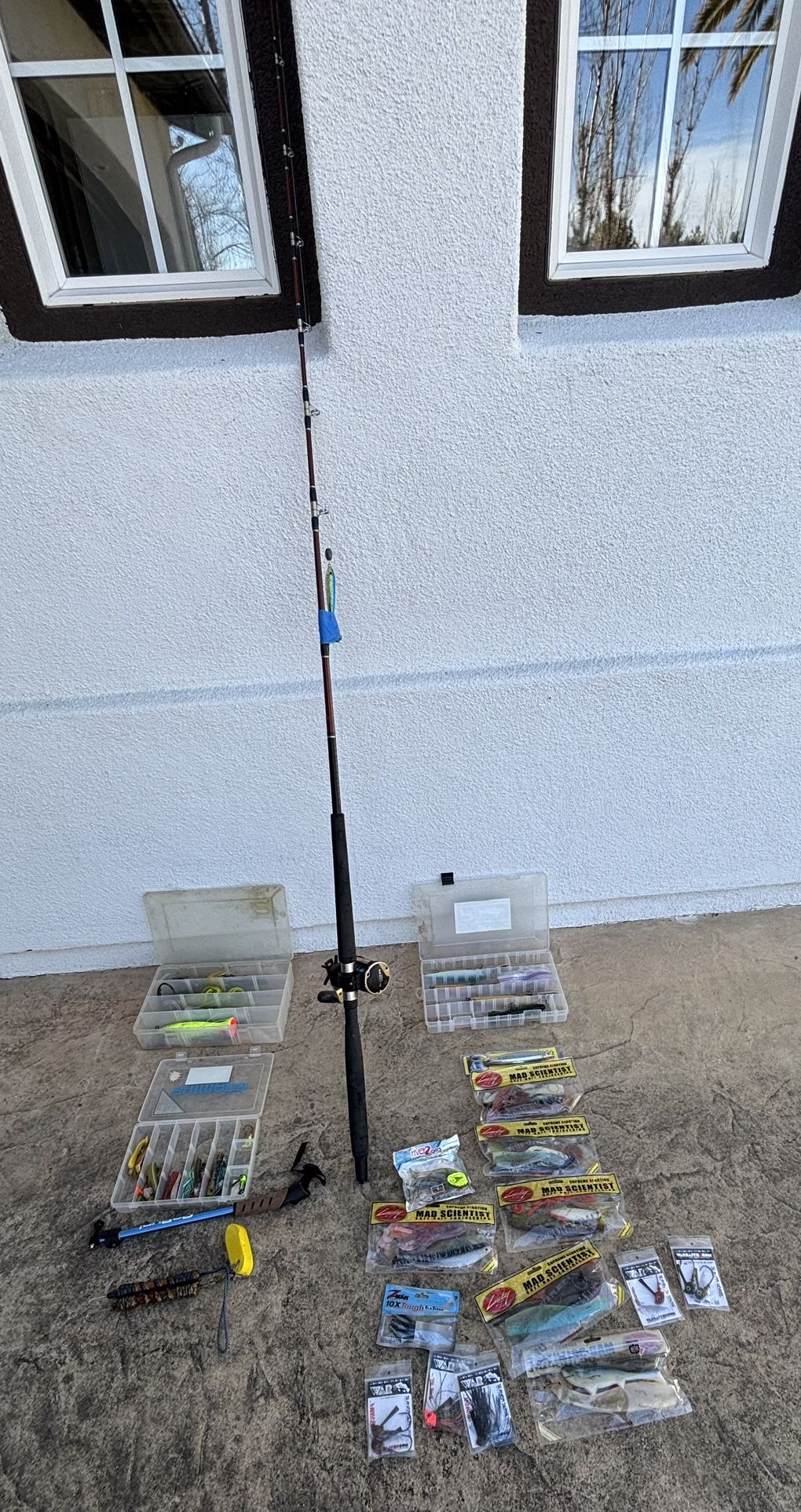 Ocean Fishing Rod and Reel Combo + TONS of tackle and gear