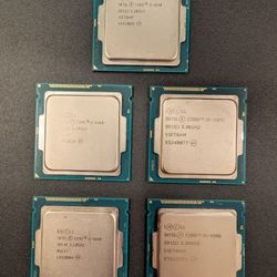 5 Intel Processors For Sale i5 4590 And Other 4th Generation $40 For All