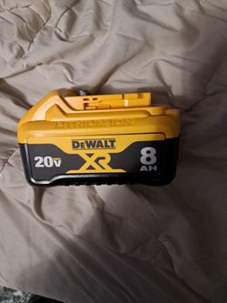 Dewalt  Battery  xr 8ah