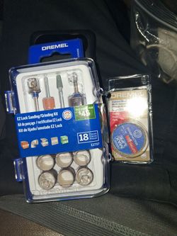 Dremel EZ Lock Sanding/Grinding Kit 18-Piece + Diamond Wheel