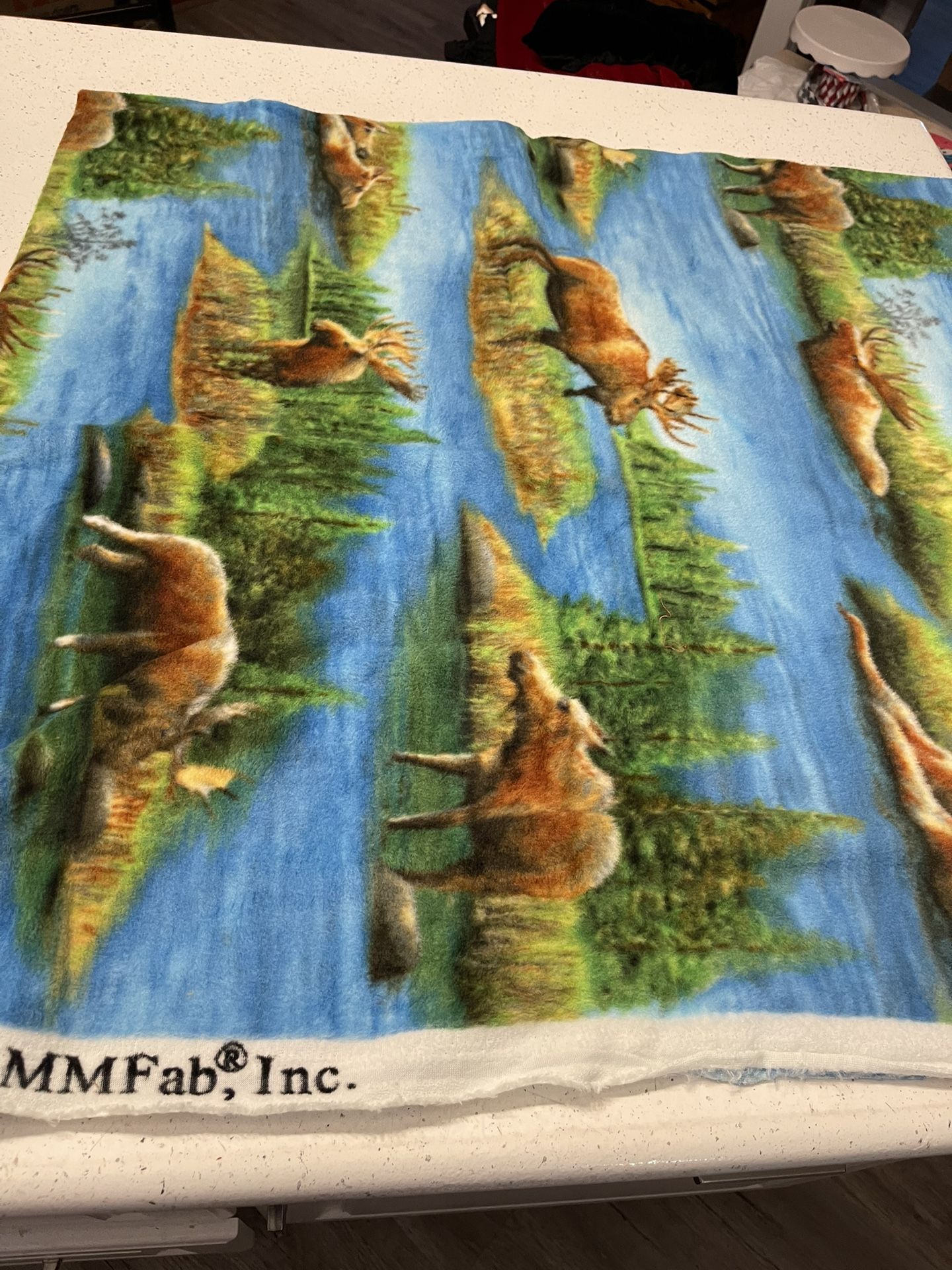 Moose Fleece Fabric
