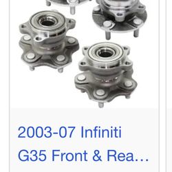 G35 Hubs