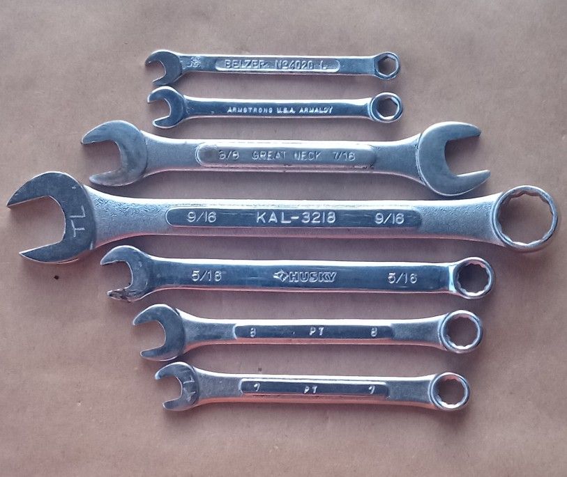 7-Piece Miscellaneous Wrench Lot