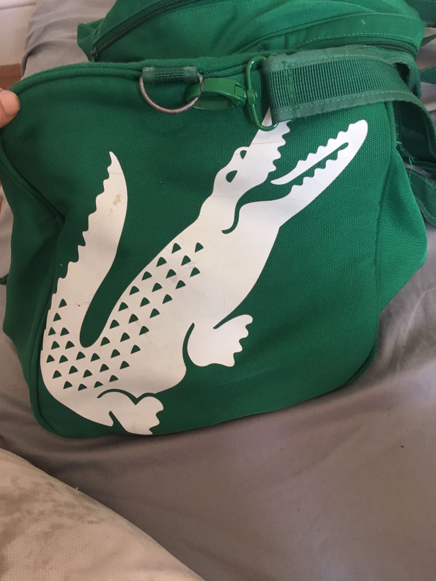 Vintage Lacoste duffle bag/gym bag