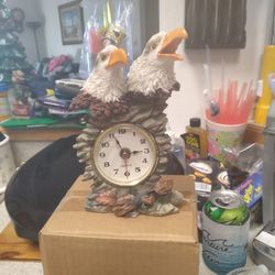 Eagle Clock. New. 