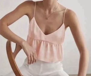 Aritzia Wilfred Lover Satin Camisole Size L