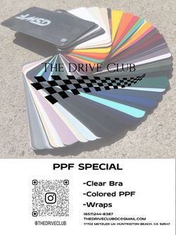 Paint Protection Film/ Wrap PPF