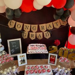 Graduation Or Birthday Set Ups