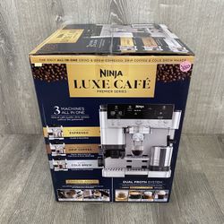 Ninja Luxe Cafe Premier Series 3-in-1 Espresso, Coffee & Cold Brew Machine ES601