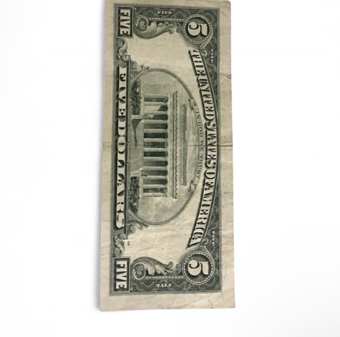 1956 5 dollar bill( Goes for $300 i will sell for $175)