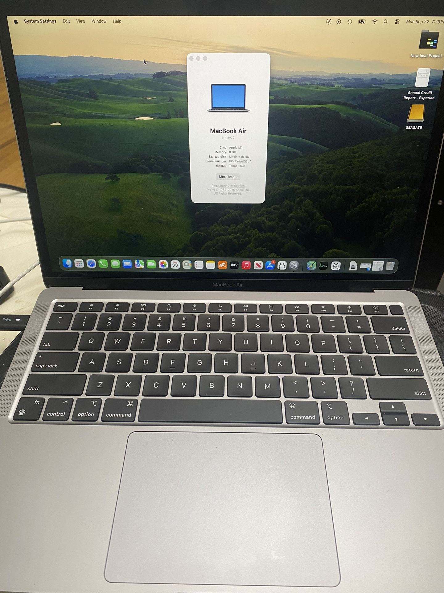 MacBook Air M1 8GB 256 GB