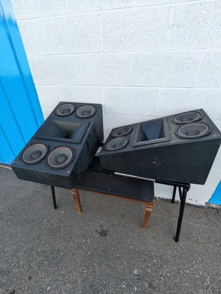 QSC SR46 Monitor Cinema Speakers (Pair) for Sale in Santa Ana, CA