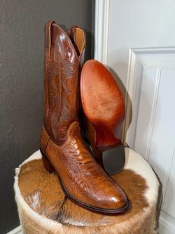 Lucchese Ostrich Leg Cowboy boots