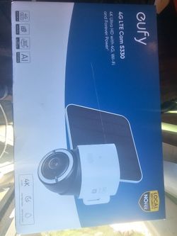 Brand New In Box! Eufy wifi + 4G LTE Cam S330 -  (4K Solar Security Camera)