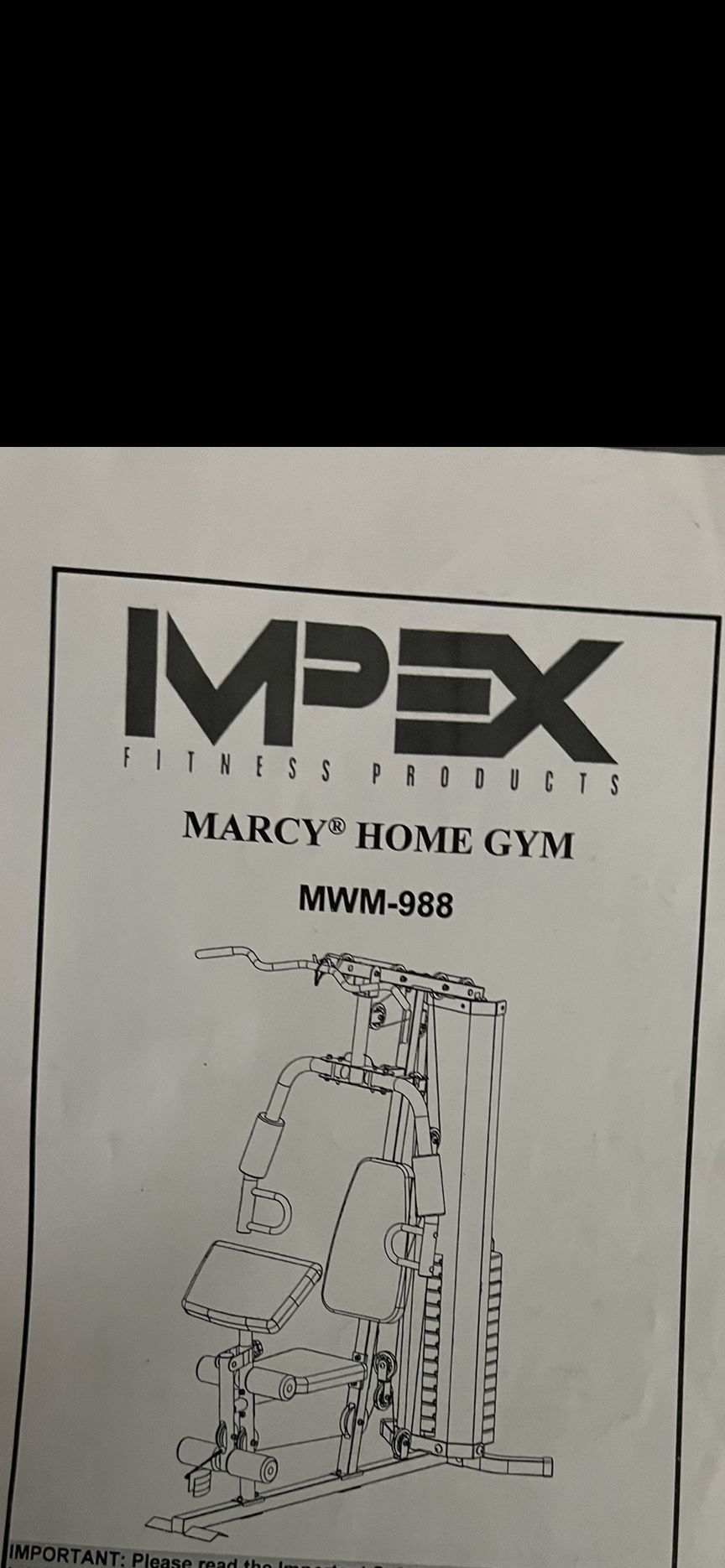 Marcy At Home Gym 150lb Weight Stack