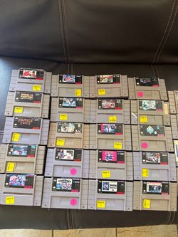 Super nintendo snes games