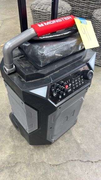 Monster Rockin Roller Bluetooth Karaoke speaker