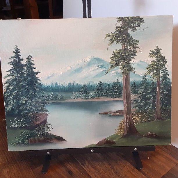 Mountain Lake Canvas Art