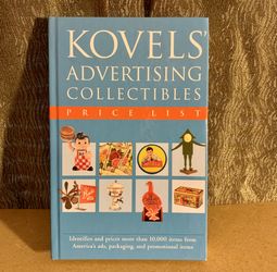 KOVELS’ ADVERTISING COLLECTIBLES - 246 Page HARDBACK BOOK