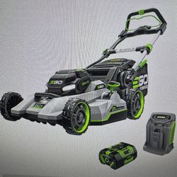 Ego Self Propelled 21” 56v Mower W 7.5ah Battery & Charger