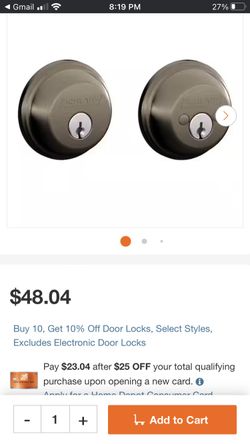 Antique Pewter Double Cylinder Deadbolt Certified Highest for Security Key Both Sides