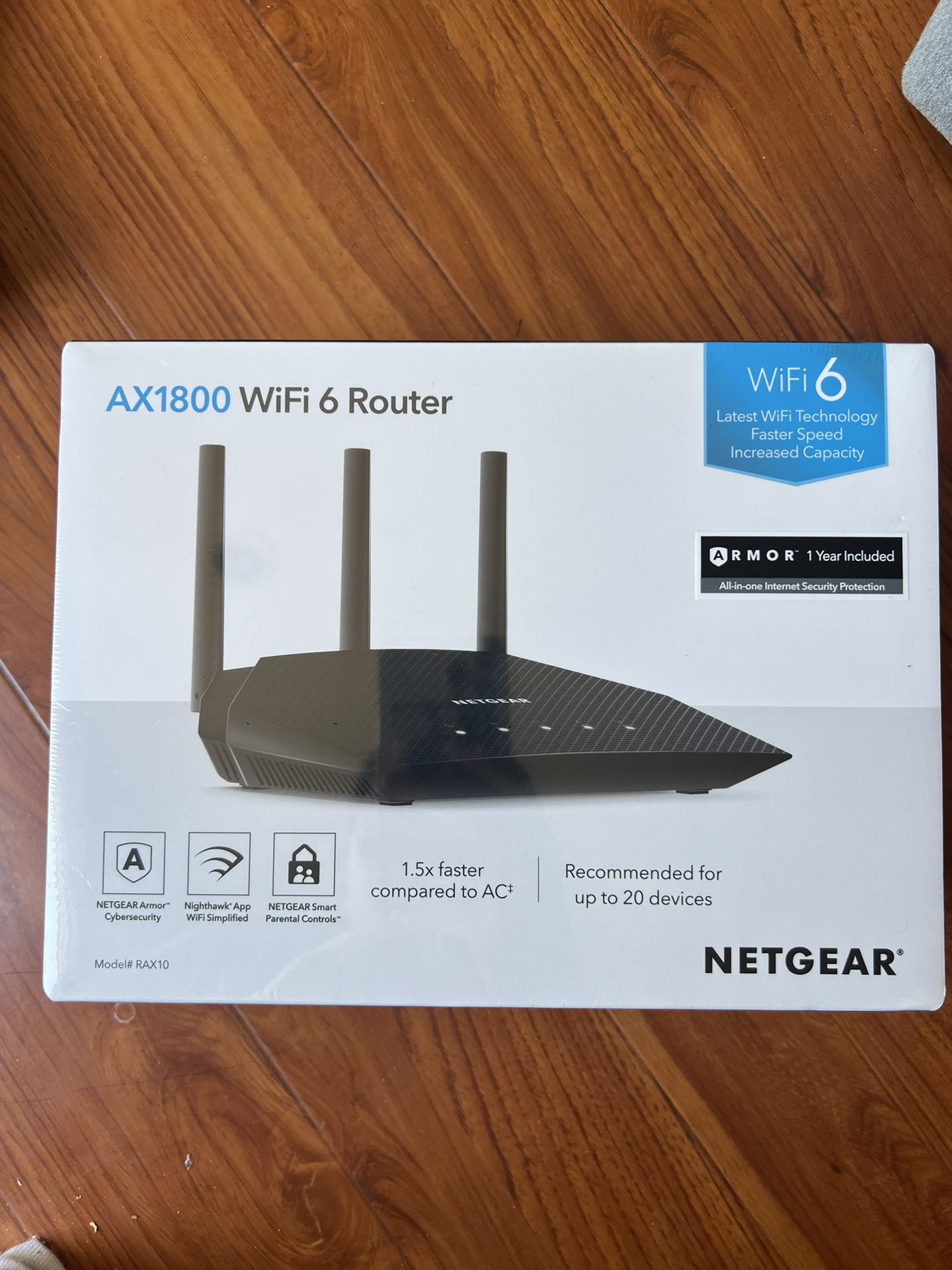 NETGEAR  Wi-Fi 6 AX1800  Router