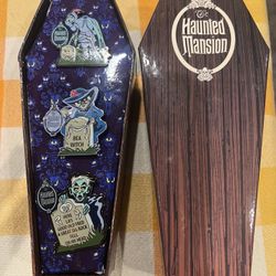HAUNTED MANSION 999 HAPPY HAUNTS BALL RANDOM DRAWING PIN SET - COFFIN HHB DISNEY