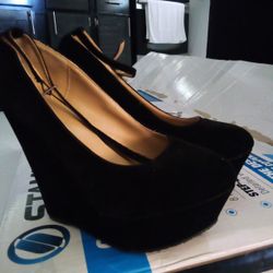 Black Women High Heels Size 6