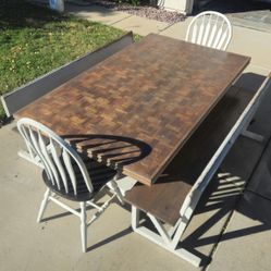 Handmade Custom Table Benches And Chairs