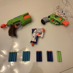 Three Nerf Guns + Bullets