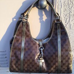 Gucci Crystal GG Jackie Shoulder Bag