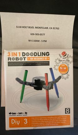 Doodling robot 3 in 1