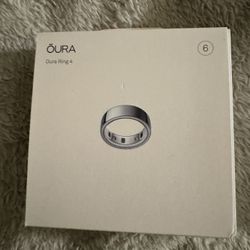 Oura Ring 4 Size 6 Silver 