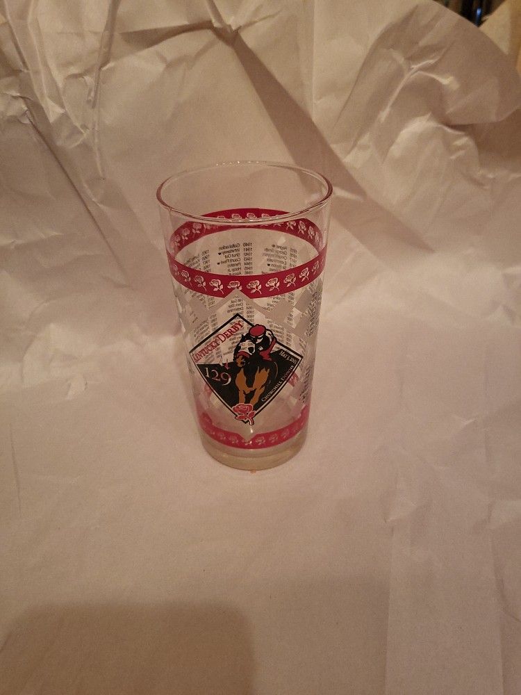 2003 Kentucky Derby Glass