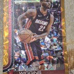 2025 Topps Andrew Wiggins Gold Diamante/50